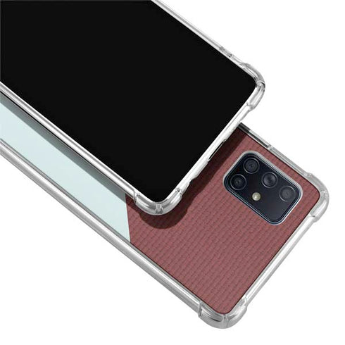 Marsala Triangle Shapes Galaxy A51 5G Clear Case