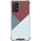 Marsala Triangle Shapes Galaxy A72 5G Clear Case
