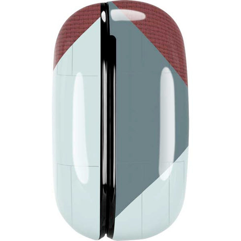 Marsala Triangle Shapes Galaxy Buds Live Skin