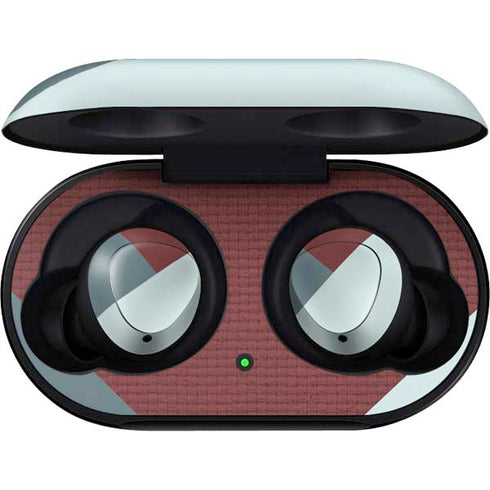 Marsala Triangle Shapes Galaxy Buds Skin