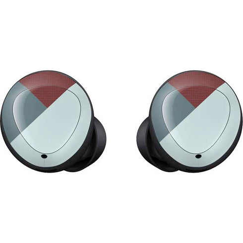 Marsala Triangle Shapes Galaxy Buds Skin