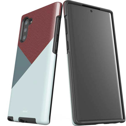 Marsala Triangle Shapes Galaxy Note 10 Pro Case