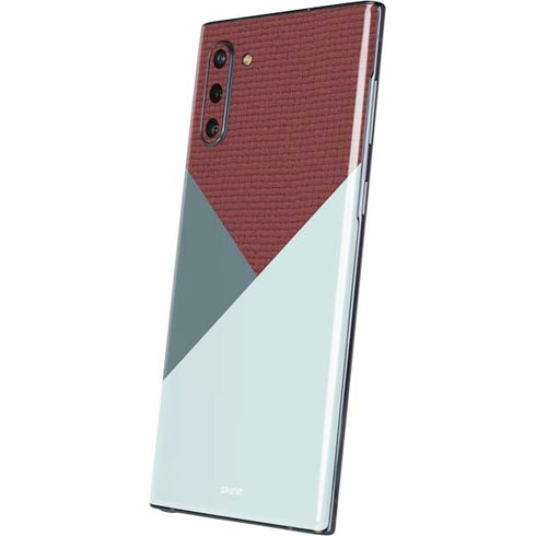 Marsala Triangle Shapes Galaxy Note 10 Skin