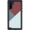 Marsala Triangle Shapes Galaxy Note 10 Waterproof Case