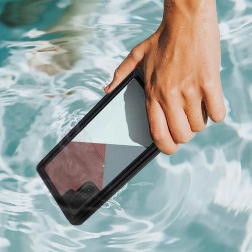 Marsala Triangle Shapes Galaxy Note 10 Waterproof Case