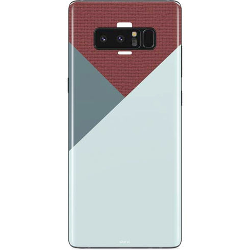 Marsala Triangle Shapes Galaxy Note 8 Skin
