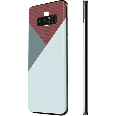 Marsala Triangle Shapes Galaxy Note 8 Skin