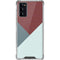 Marsala Triangle Shapes Galaxy Note20 5G Clear Case