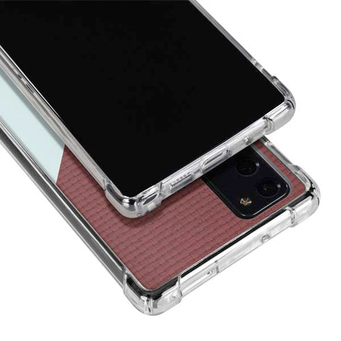 Marsala Triangle Shapes Galaxy Note20 5G Clear Case