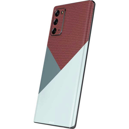 Marsala Triangle Shapes Galaxy Note20 5G Skin