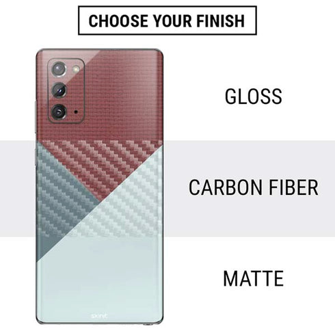 Marsala Triangle Shapes Galaxy Note20 5G Skin