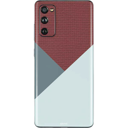 Marsala Triangle Shapes Galaxy S20 Fan Edition Skin