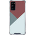 Marsala Triangle Shapes Galaxy S20 FE Clear Case