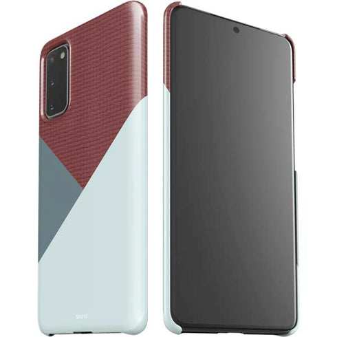 Marsala Triangle Shapes Galaxy S20 Lite Case