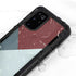 Marsala Triangle Shapes Galaxy S20 Plus Waterproof Case