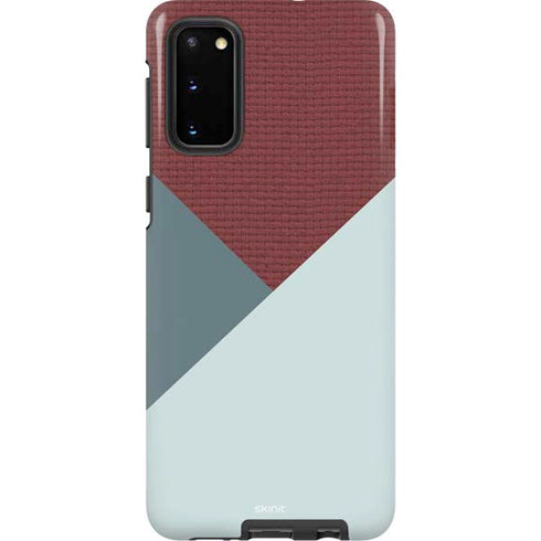 Marsala Triangle Shapes Galaxy S20 Pro Case