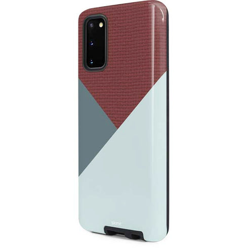Marsala Triangle Shapes Galaxy S20 Pro Case