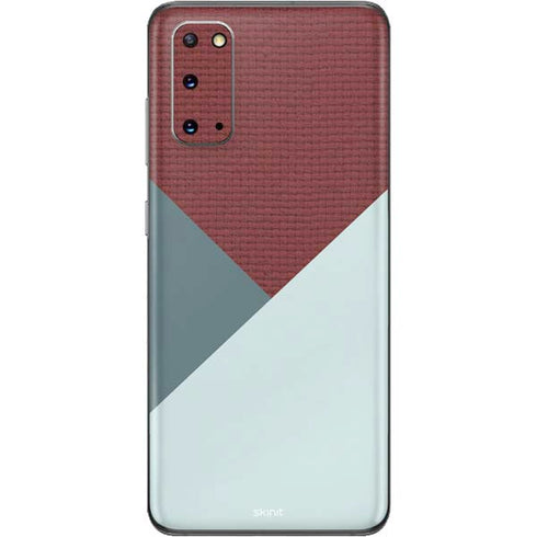 Marsala Triangle Shapes Galaxy S20 Skin