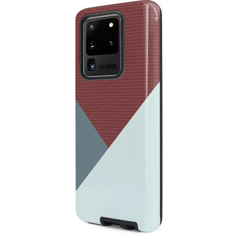 Marsala Triangle Shapes Galaxy S20 Ultra 5G Pro Case
