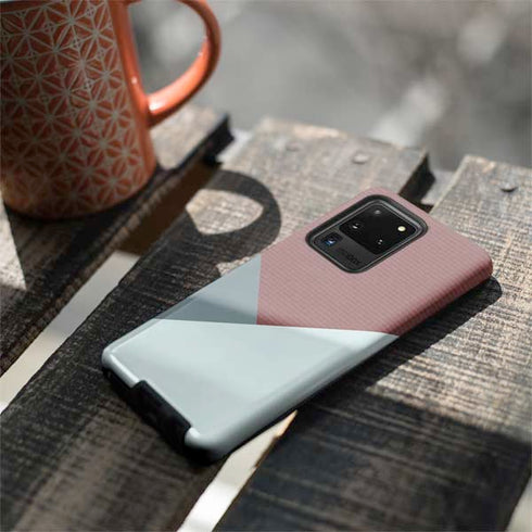 Marsala Triangle Shapes Galaxy S20 Ultra 5G Pro Case