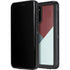 Marsala Triangle Shapes Galaxy S20 Waterproof Case