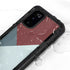 Marsala Triangle Shapes Galaxy S20 Waterproof Case