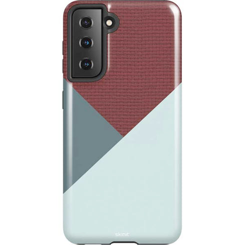 Marsala Triangle Shapes Galaxy S21 5G Pro Case
