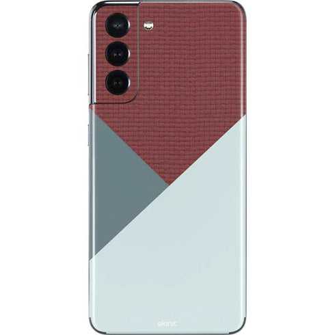 Marsala Triangle Shapes Galaxy S21 5G Skin