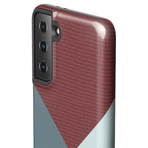 Marsala Triangle Shapes Galaxy S21 Plus 5G Pro Case