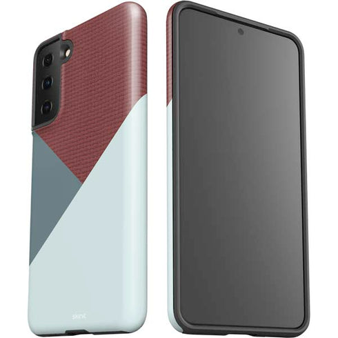 Marsala Triangle Shapes Galaxy S21 Plus 5G Pro Case