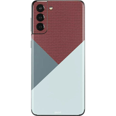 Marsala Triangle Shapes Galaxy S21 Plus 5G Skin