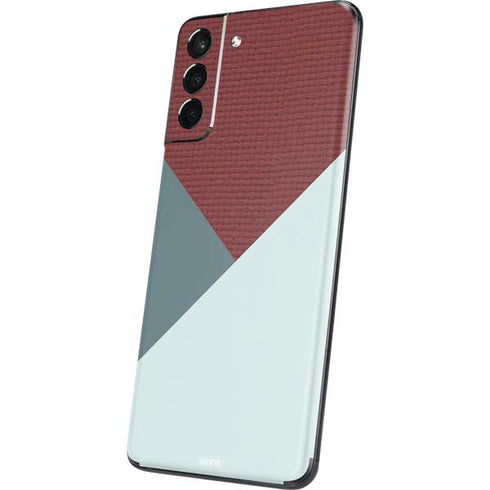 Marsala Triangle Shapes Galaxy S21 Plus 5G Skin