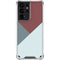 Marsala Triangle Shapes Galaxy S21 Ultra 5G Clear Case