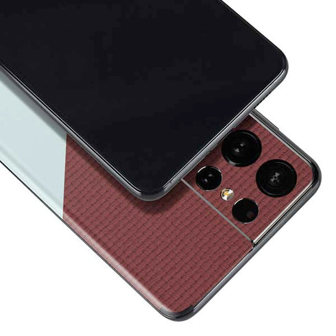 Marsala Triangle Shapes Galaxy S21 Ultra 5G Skin