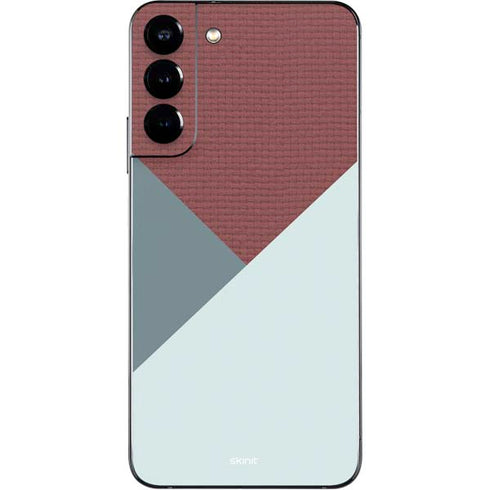 Marsala Triangle Shapes Galaxy S22 Plus Skin