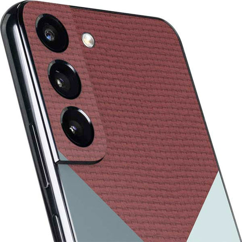 Marsala Triangle Shapes Galaxy S22 Plus Skin
