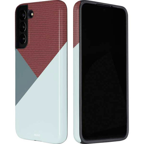 Marsala Triangle Shapes Galaxy S22 Pro Case