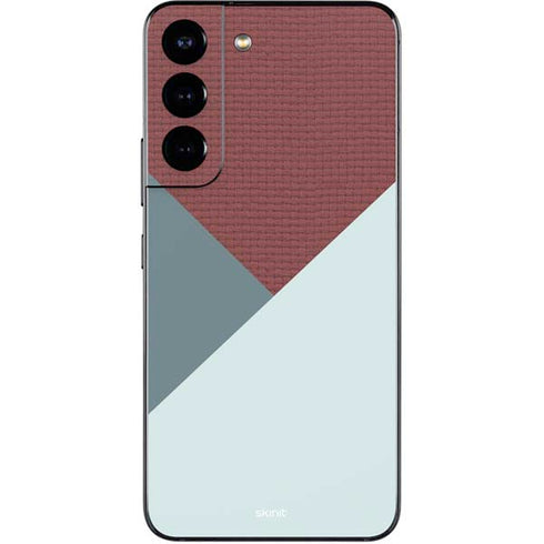 Marsala Triangle Shapes Galaxy S22 Skin