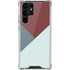 Marsala Triangle Shapes Galaxy S22 Ultra Clear Case