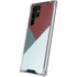 Marsala Triangle Shapes Galaxy S22 Ultra Clear Case