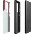 Marsala Triangle Shapes Galaxy S22 Ultra Pro Case