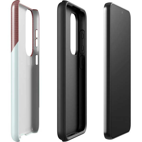 Marsala Triangle Shapes Galaxy S23 Plus Pro Case