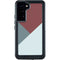 Marsala Triangle Shapes Galaxy S23 Plus Waterproof Case