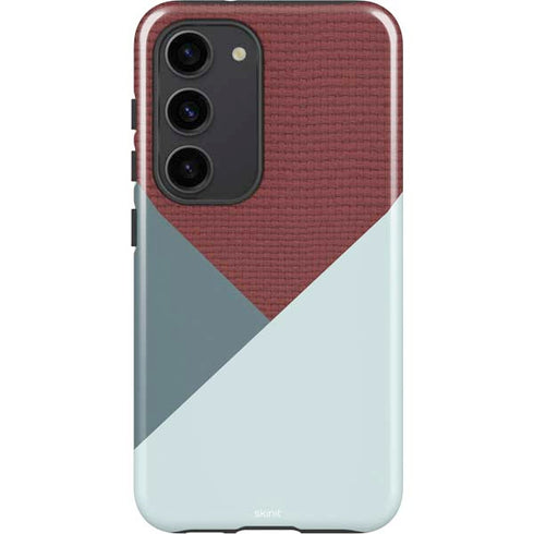 Marsala Triangle Shapes Galaxy S23 Pro Case