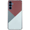 Marsala Triangle Shapes Galaxy S24 Clear Case