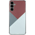 Marsala Triangle Shapes Galaxy S24 Plus Clear Case