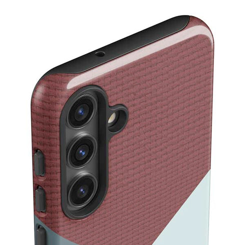 Marsala Triangle Shapes Galaxy S24 Plus Impact Case