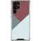 Marsala Triangle Shapes Galaxy S24 Ultra Clear Case