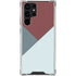 Marsala Triangle Shapes Galaxy S24 Ultra Clear Case