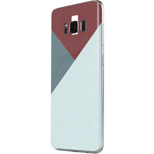 Marsala Triangle Shapes Galaxy S8 Skin